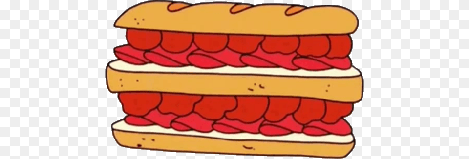 Download Regular Show Death Sandwich Clipart Hot Dog Sandwich, Food, Hot Dog, Dynamite, Weapon Png