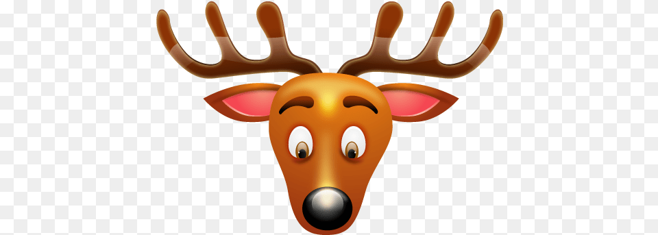 Download Reindeer Transparent Christmas Reindeer Icon, Animal, Deer, Mammal, Wildlife Png