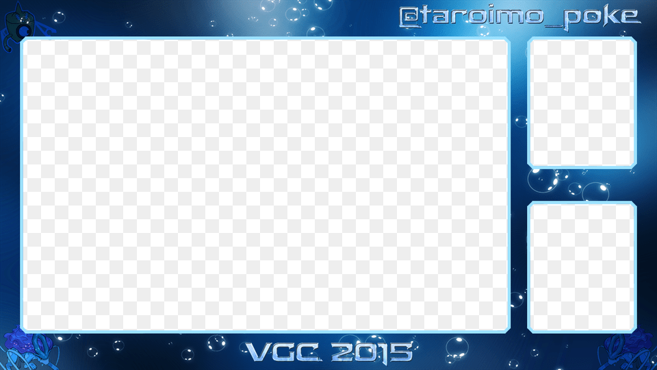 Related Keywords Youtube Facecam Border Maker Blank Twitch Overlay Pokemon, Electronics, Screen, White Board Free Png Download
