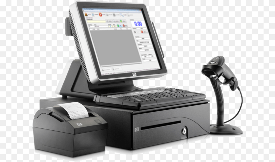 Download Replace Your Cash Register Cash Register With Computer, Computer Hardware, Electronics, Hardware, Pc Png