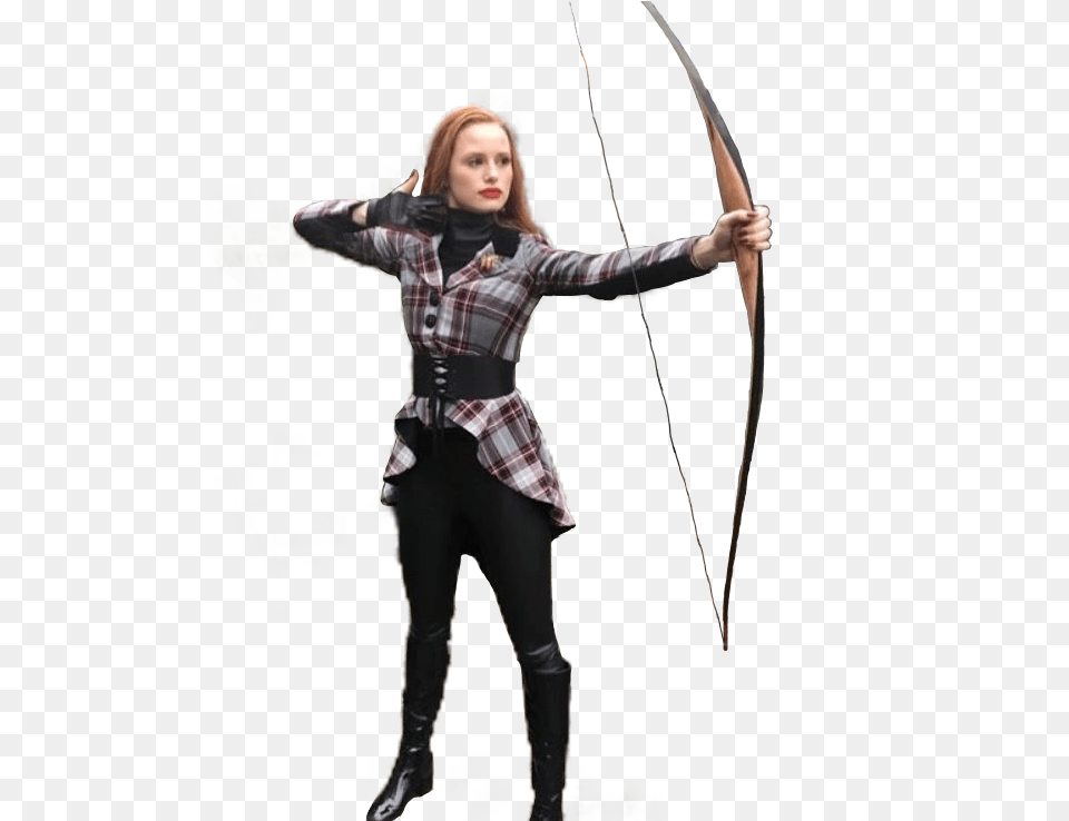 Download Report Abuse Cheryl Blossom Bow And Arrow, Archer, Archery, Weapon, Sport Png Image