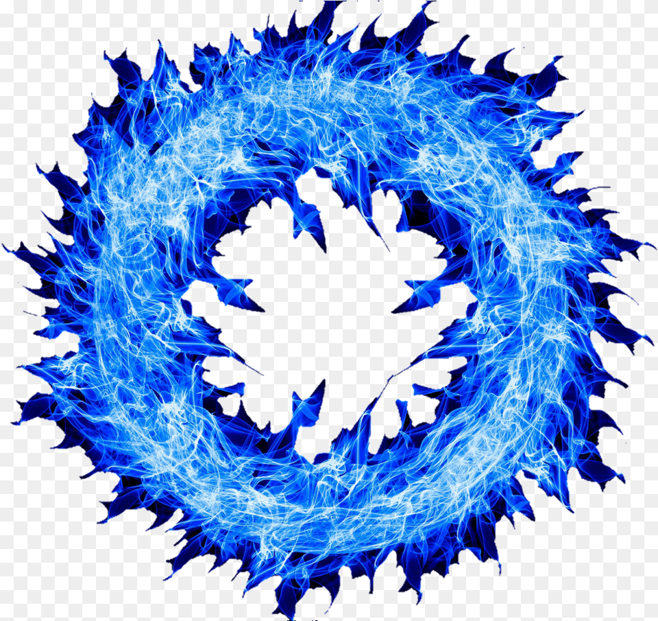 Download Report Abuse Fire Ring No Background Full Size Blue Fire Circle, Accessories, Pattern, Fractal, Ornament Free Transparent Png