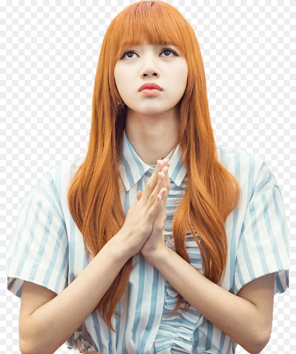 Download Report Abuse Lisa Blackpink Hair Up Full Size Cut Out Lisa Blackpink, Face, Head, Person, Photography Free Png
