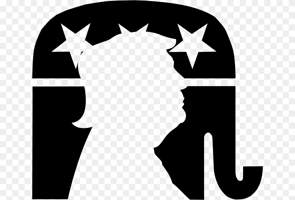 Republican Party Clipart Republican Party Of Pasco, Gray Free Png Download