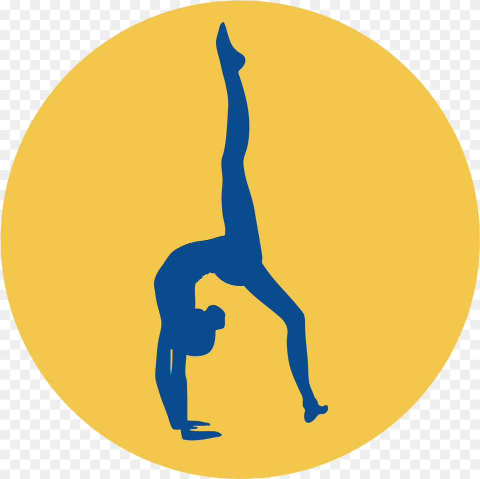 Download Rhythmic Gymnast Young Yellow Gymnast, Person, Acrobatic, Astronomy, Moon Png