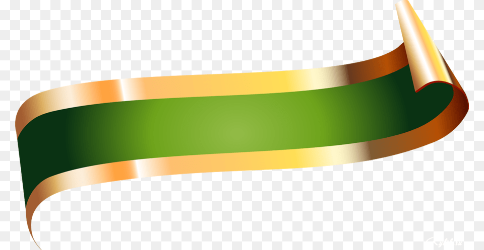 Download Ribbon Green Clipart Clip Art Orange Line Font, Text Free Png