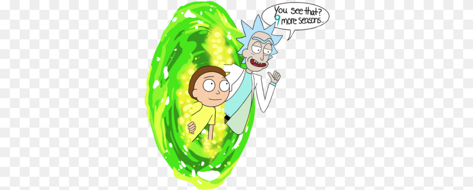 Download Rick And Morty Portal Background Rick And Morty Portal, Book, Comics, Publication, Face Free Png