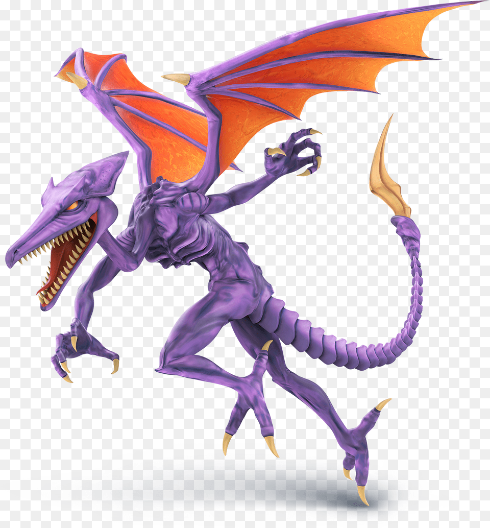 Download Ridley Super Metroid Mother Brain, Animal, Dinosaur, Dragon, Reptile Free Png