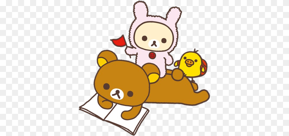 Download Rilakkuma Black And White, Plush, Toy, Animal, Bear Png