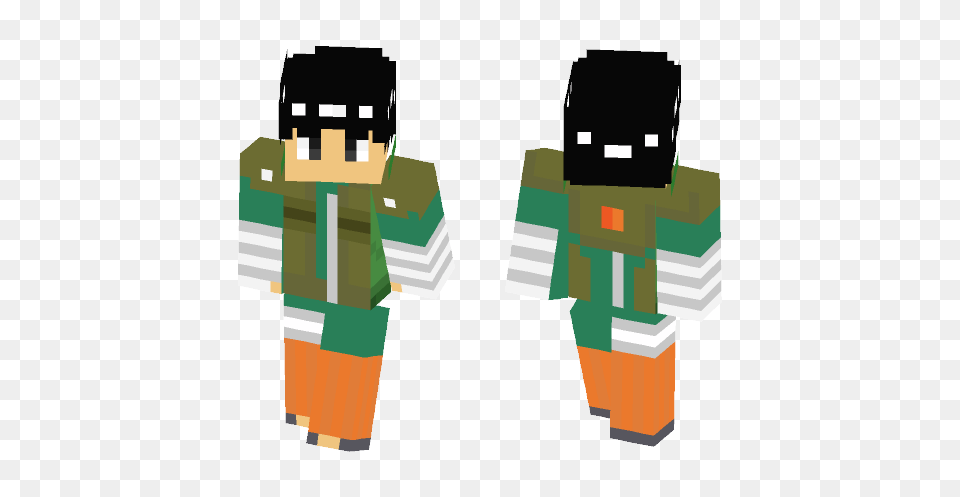 Download Rock Lee Minecraft Skin For Superminecraftskins, Adult, Male, Man, Person Free Transparent Png