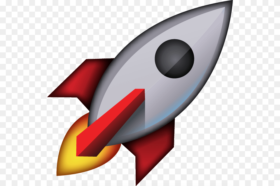 Download Rocket Emoji Icon Emoji Island, Ammunition, Missile, Weapon, Aircraft Free Png