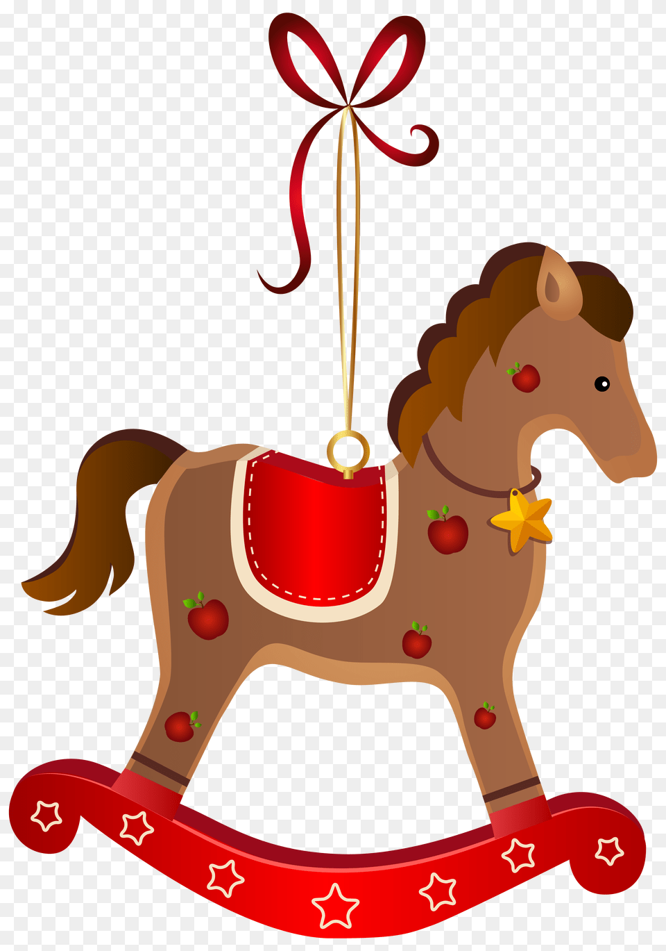 Rocking Horse Clipart Christmas Clipart Horse, Smoke Pipe Free Png Download