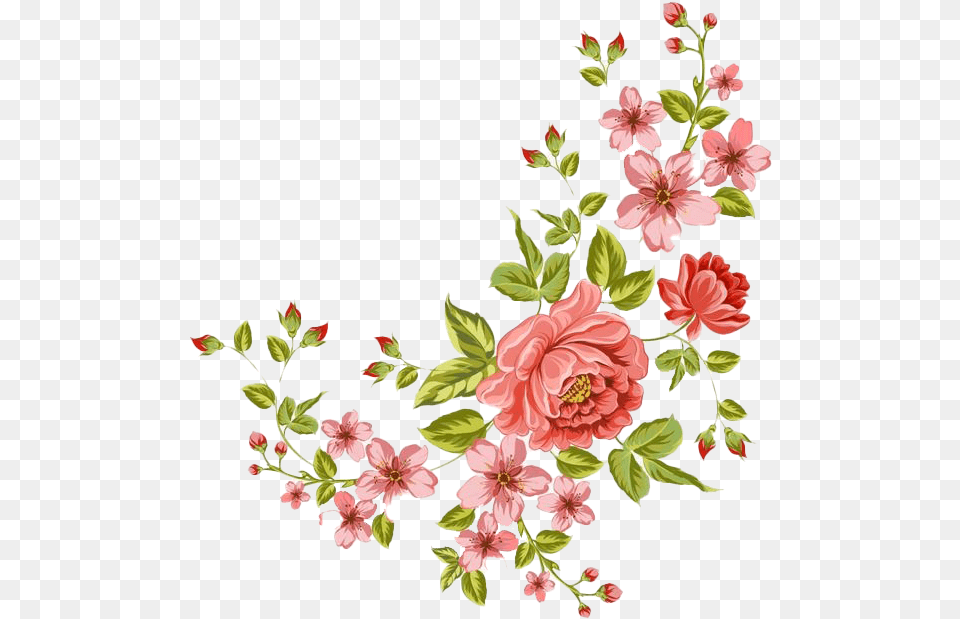 Download Romantic Flower Free Pic Printable Flower Template Card, Art, Floral Design, Graphics, Pattern Png