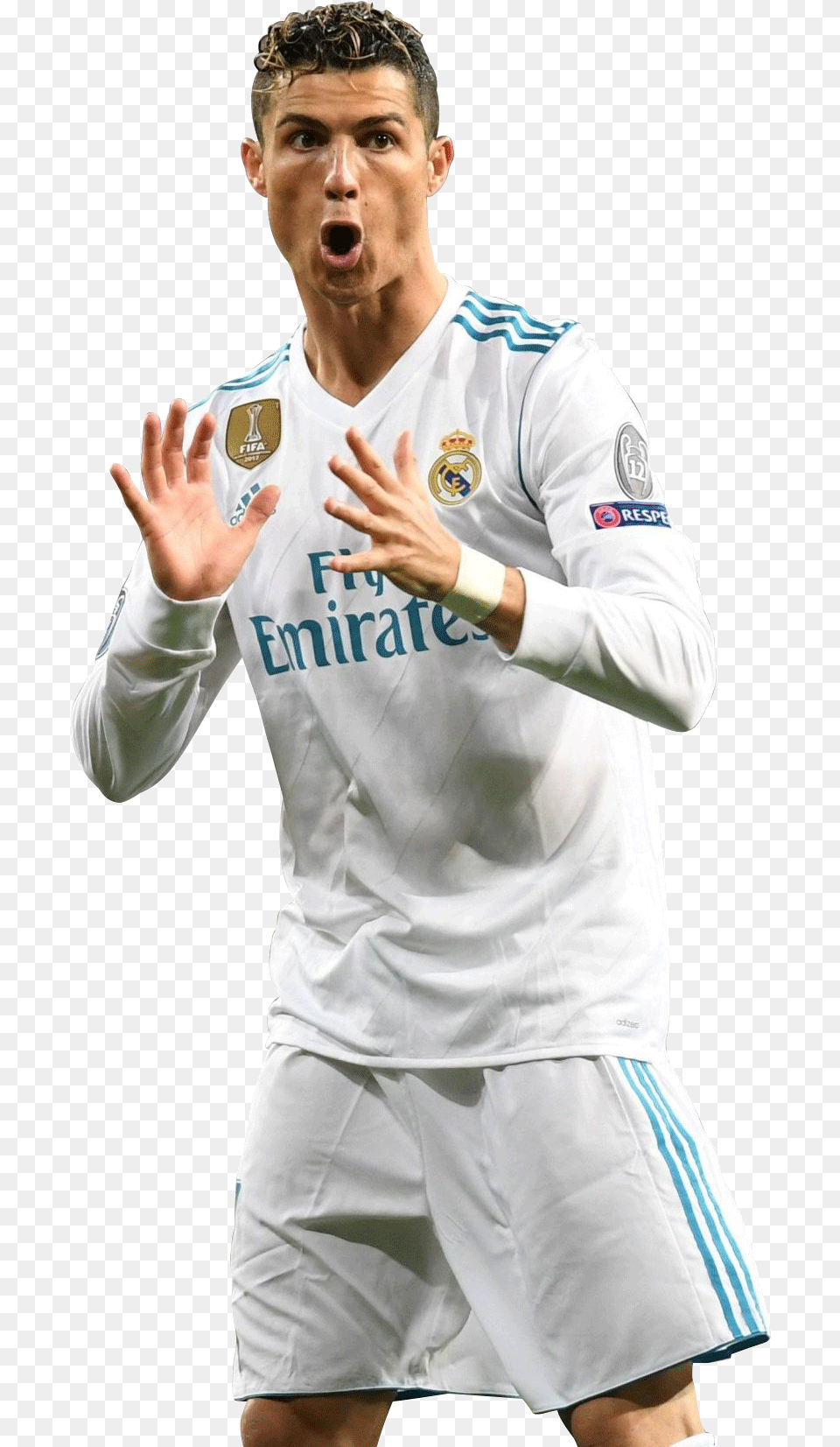 Download Ronaldo 2019, Shirt, Person, Clothing, Face Png Image