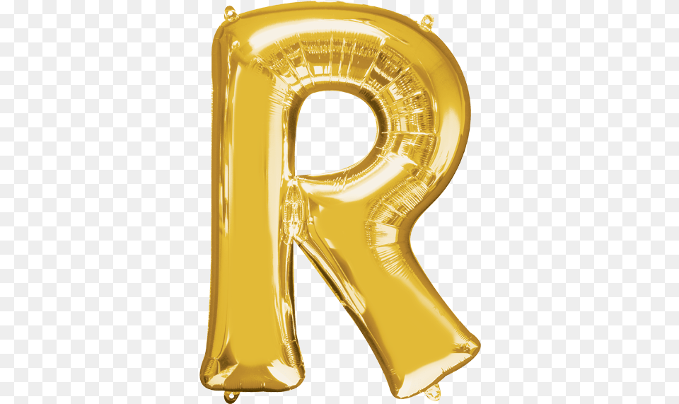 Download Rose Gold Letter R Balloon, Number, Symbol, Text Png