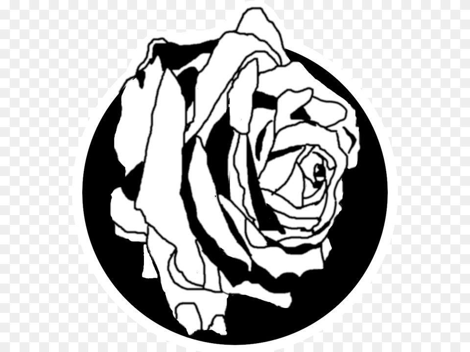Download Rose Logo Web Ui Design Flower Crown Design, Plant, Stencil, Baby, Person Png Image