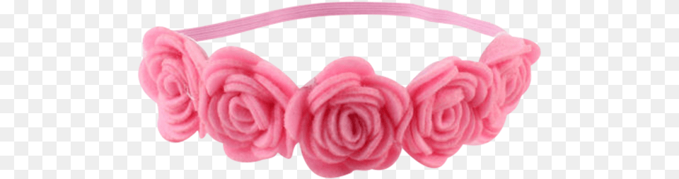 Rose Pink Headband Mini Pink Flower Headband, Accessories, Plant Free Png Download