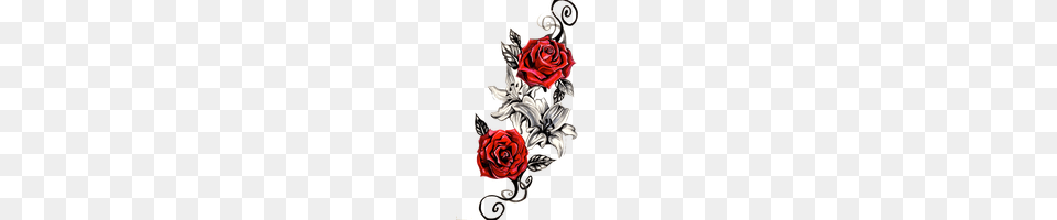 Rose Tattoo Photo And Clipart Freepngimg, Art, Floral Design, Flower, Plant Free Png Download
