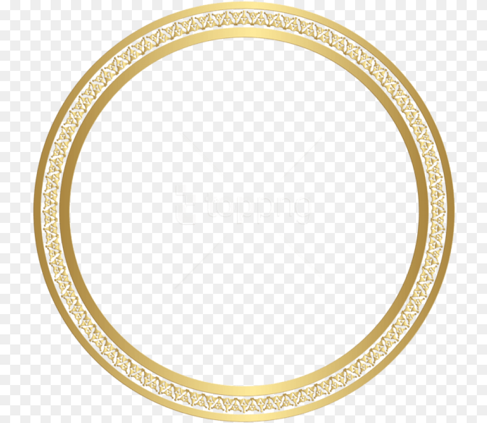 Download Round Border Frame Gold Clipart Circle Border Frame Gold, Oval, Photography Png Image