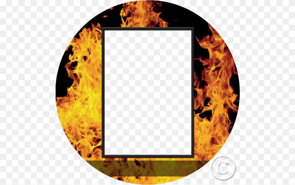 Download Round Fire Circle, Flame, Blackboard Png Image