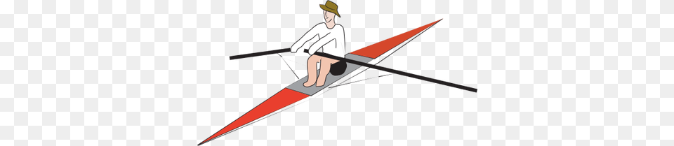 Rowing Photo Images And Clipart Freepngimg, Person, Boat, Transportation, Vehicle Free Png Download