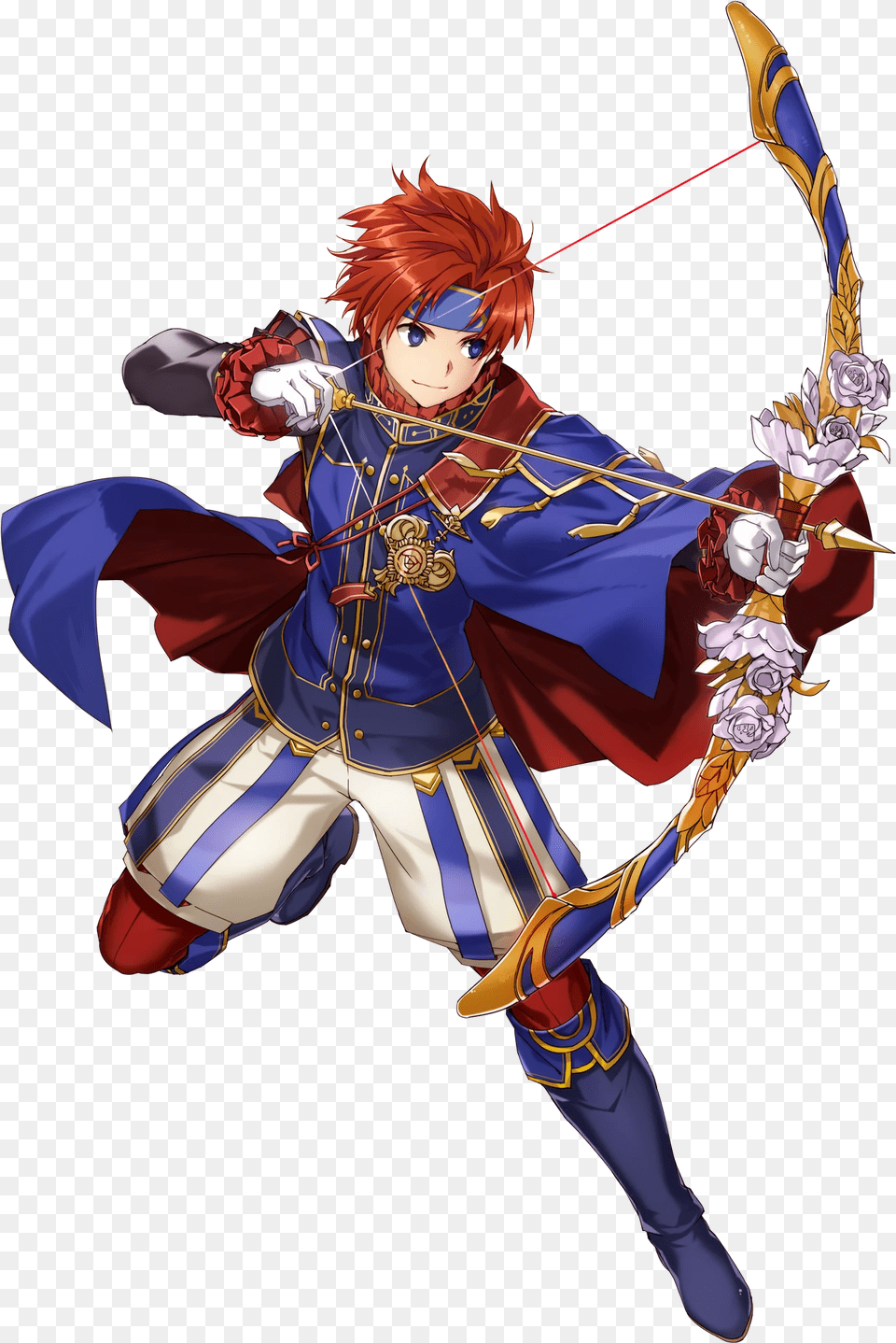 Download Roy Archer Fire Emblem Love Abounds Roy Feh, Sport, Person, Weapon, Bow Free Png