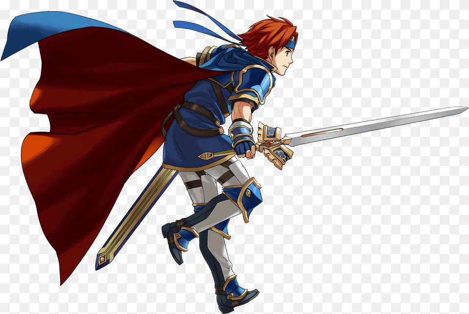 Download Roy Fire Emblem Roy Transparent, Sword, Weapon, Baby, Person Png Image