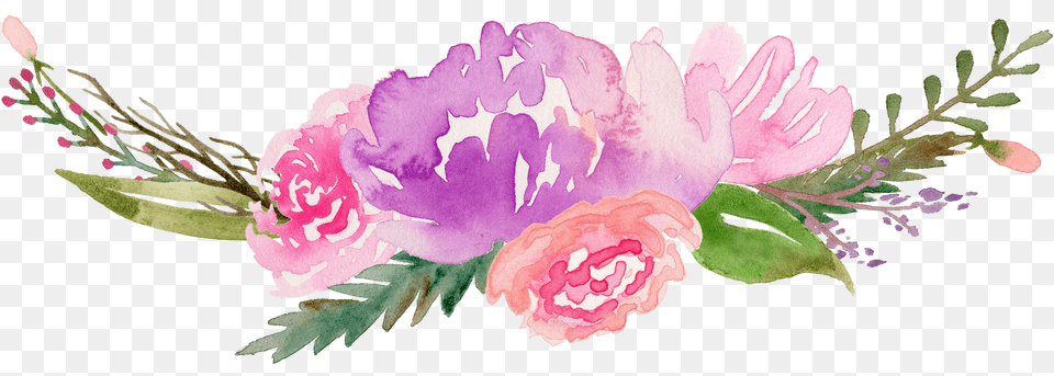 Download Royalty Flowers Watercolor Clip Art Flowers, Flower, Flower Arrangement, Flower Bouquet, Plant Free Png