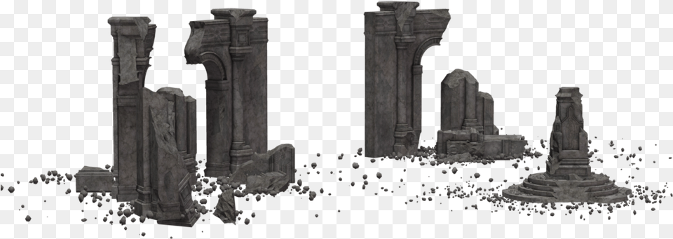 Download Ruin Picture Ancient Ruins White Background, Architecture, Building, Arch, Pillar Free Png