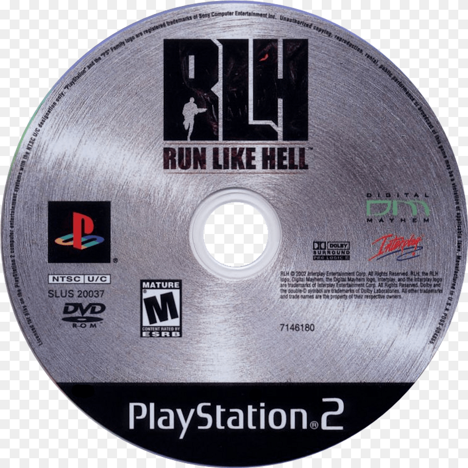 Download Run Like Hell Run Like Hell Playstation 2 Ps2, Disk, Dvd, Person Free Transparent Png