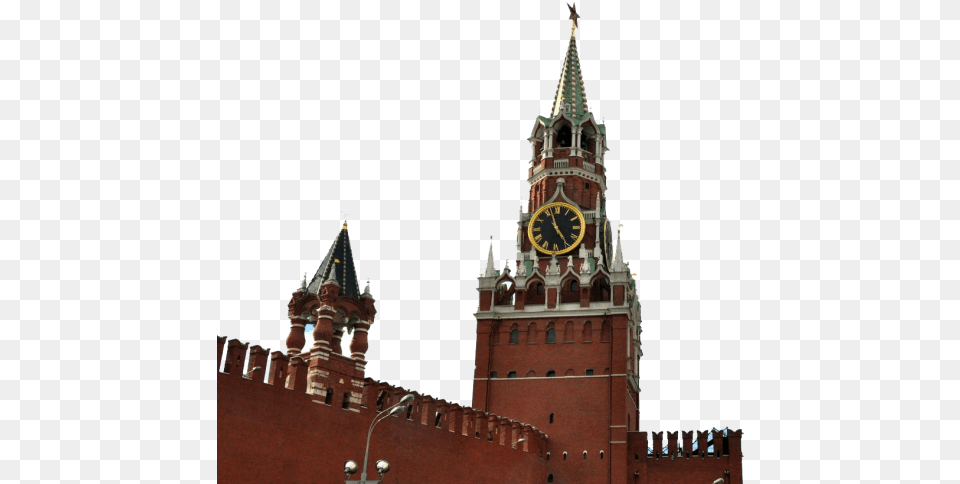 Download Russian Images Spasskaya Tower, Architecture, Building, Clock Tower, Spire Free Png