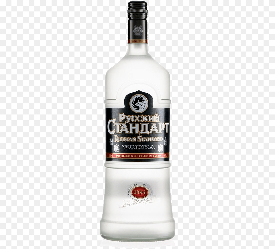 Russian Standard Platinum Plain Vodka, Alcohol, Beverage, Liquor, Gin Free Png Download