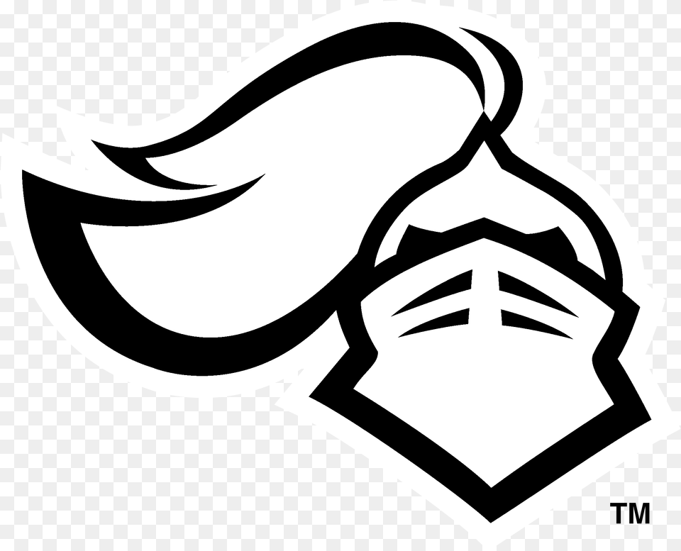 Download Rutgers Scarlet Knights Logo Black And White, Stencil, Sticker, Face, Head Png Image