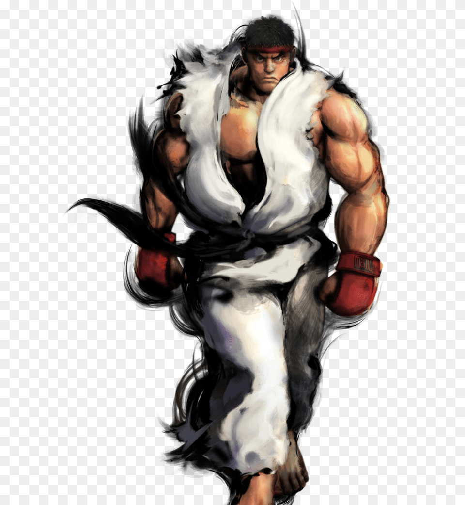 Download Ryu Transparent Image Street Fighter 4 Art, Adult, Male, Man, Person Free Png