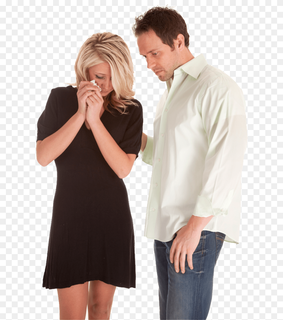 Sad People Sad Couple, Adult, Sleeve, Shirt, Person Free Png Download