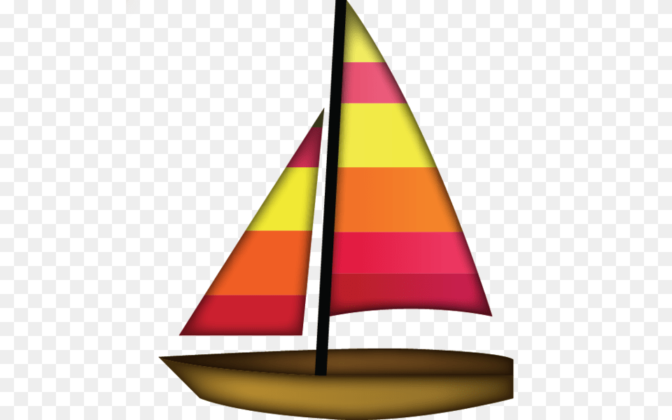 Download Sail Boat Emoji Emoji Island, Sailboat, Transportation, Vehicle, Watercraft Free Png