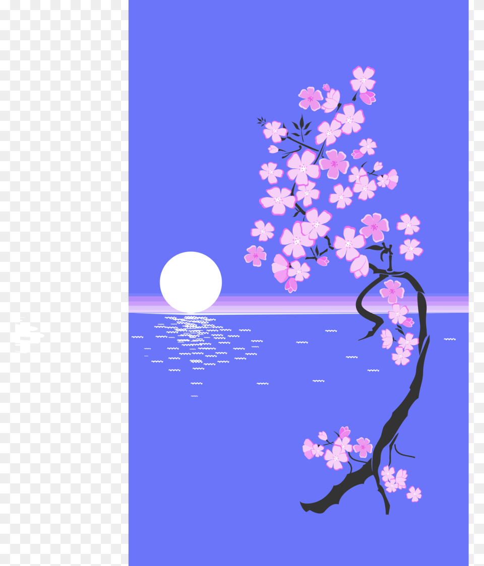 Download Sakura Japan Sakura Japan Sakura Japan Notebook Composition Book, Flower, Plant, Astronomy, Moon Png