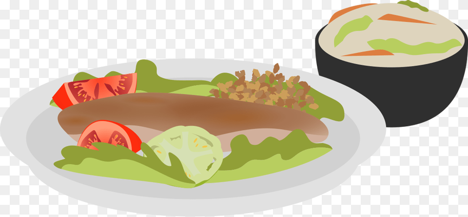 Salad And Humous Chili Dog, Dish, Food, Lunch, Meal Free Png Download