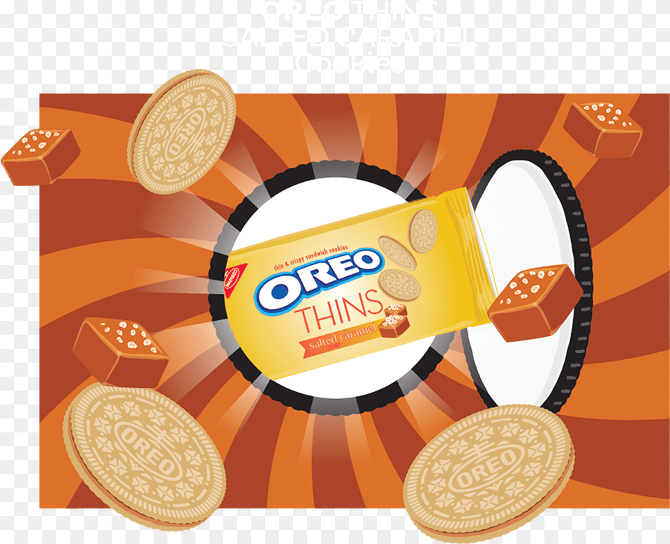 Salted Caramel Oreos Oreo, Bread, Cracker, Food, Tool Free Png Download