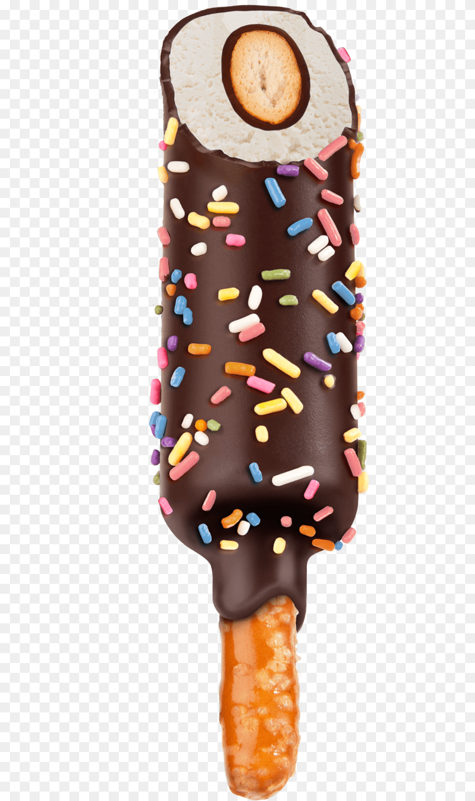 Download Salti Sweet Ice Cream Pretzels, Dessert, Food, Ice Cream, Bread Free Transparent Png