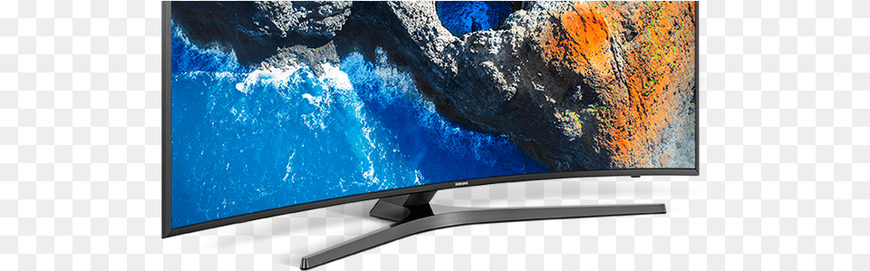 Download Samsung Uhd 4k Curved Smart Tv Samsung Transparent Transparent Background Smart Tv, Computer Hardware, Electronics, Hardware, Monitor Png