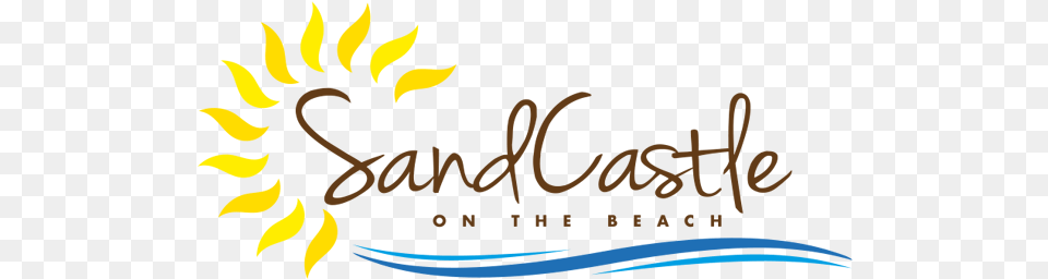 Sand Castle Beach Logo Sand Castle On The Beach Logo, Text Free Png Download