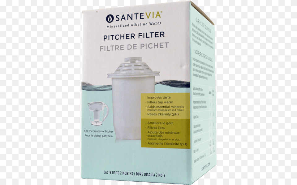 Download Santevia Alkaline Water Santevia, Cup, Bottle, Shaker, Advertisement Png Image