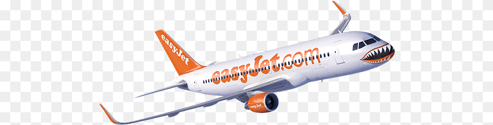 Download Saving Airline Deregulation Easyjet Plane No Background, Aircraft, Airliner, Airplane, Transportation Free Png