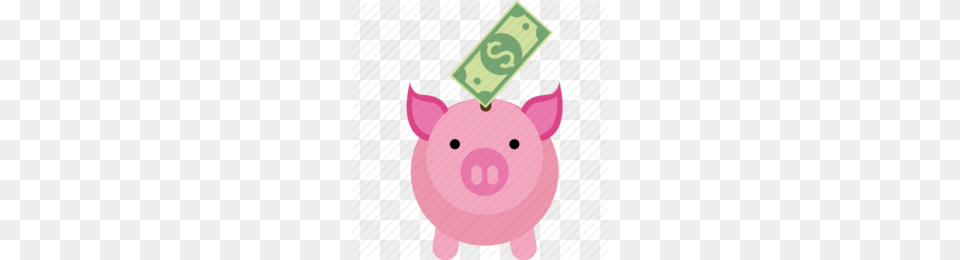Savings Pig Clipart Piggy Bank Saving Pig Coin Money, Piggy Bank, Nature, Outdoors, Snow Free Png Download