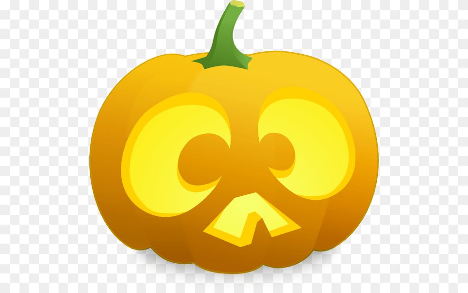 Download Scared Jack O Lantern Clipart, Food, Plant, Produce, Pumpkin Png Image