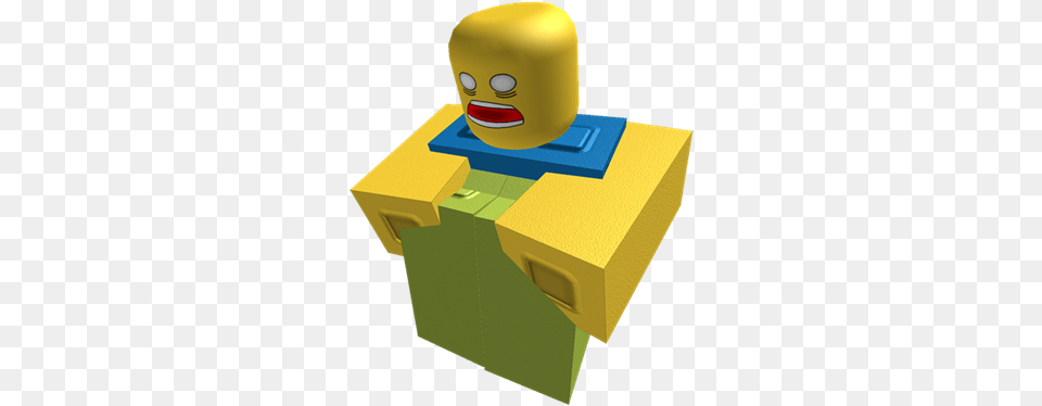 Download Scared Noob Roblox Character Sitting Down, Box Free Transparent Png