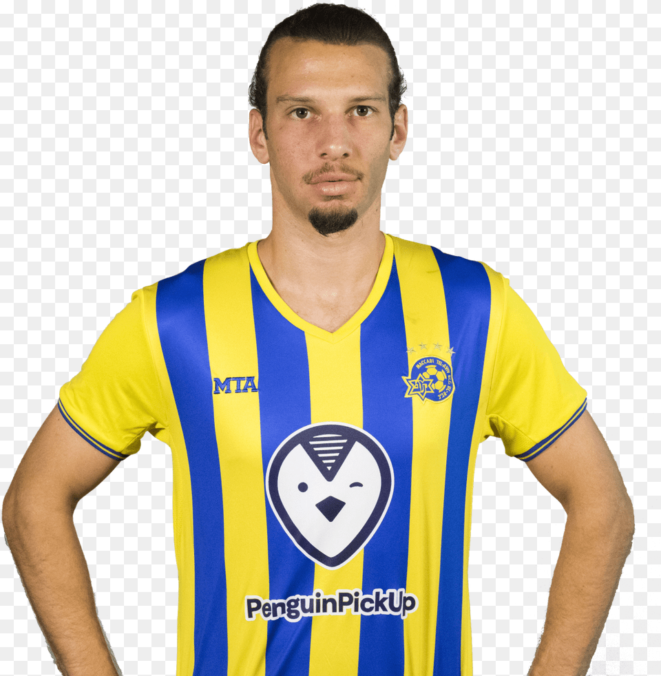 Download Sean Goldberg Maccabi Tel Aviv, T-shirt, Clothing, Shirt, Person Png