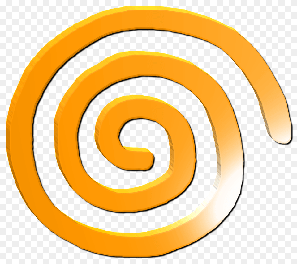 Download Sega Orange Swirl Company Logo, Coil, Spiral Free Png