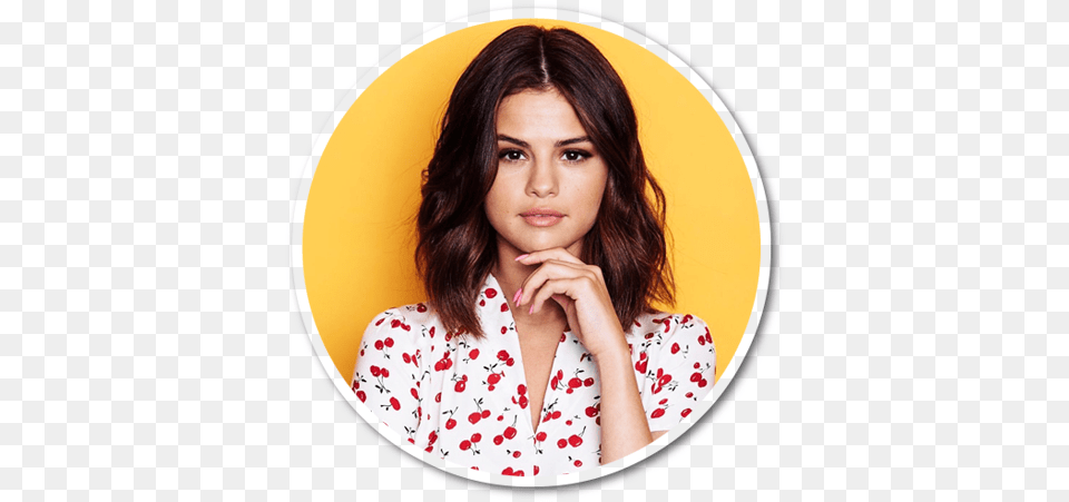 Download Selena Gomez With No Background Pngkeycom Selena Gomez Photoshoot Short Hair, Person, Face, Portrait, Photography Png Image